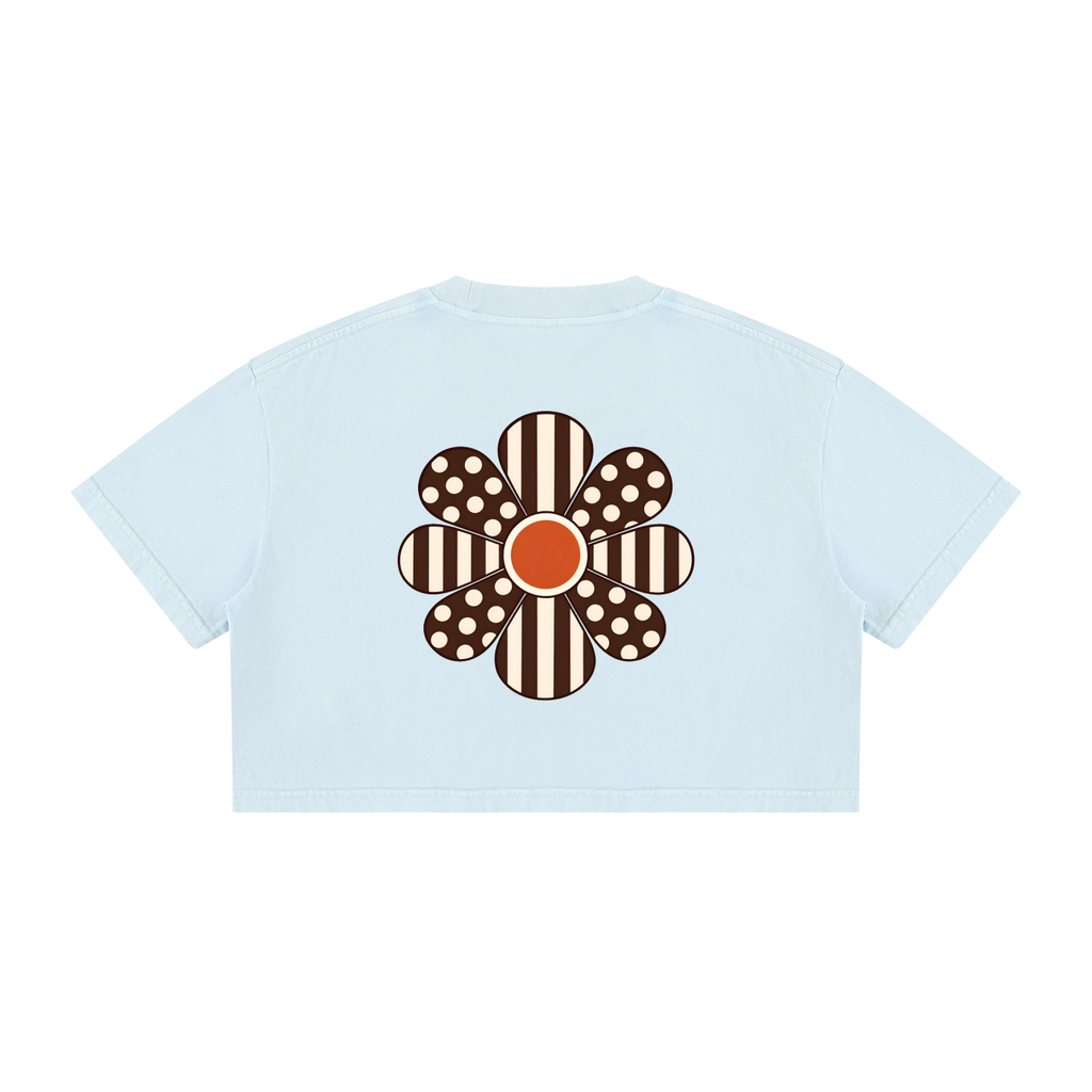 Tees,Croptop,Flower,Stylish,Polkadot,Stripes,Casual,Boho,Fashion,Outfit