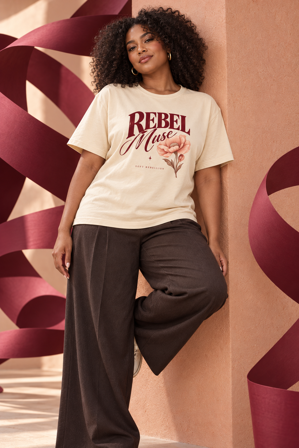 AZAL RŪH Rebel Muse Heavyweight Graphic Tee
