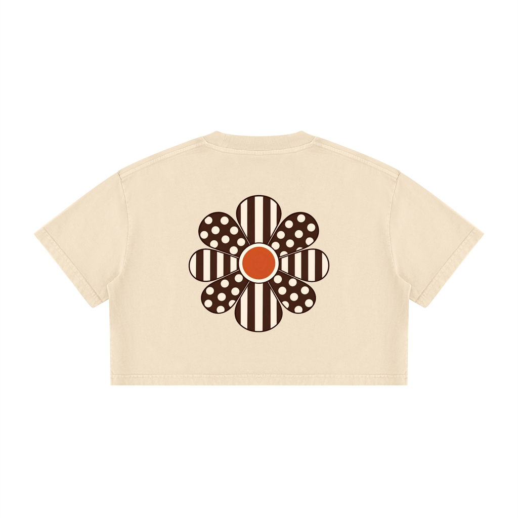 Tees,Croptop,Flower,Stylish,Polkadot,Stripes,Casual,Boho,Fashion,Outfit