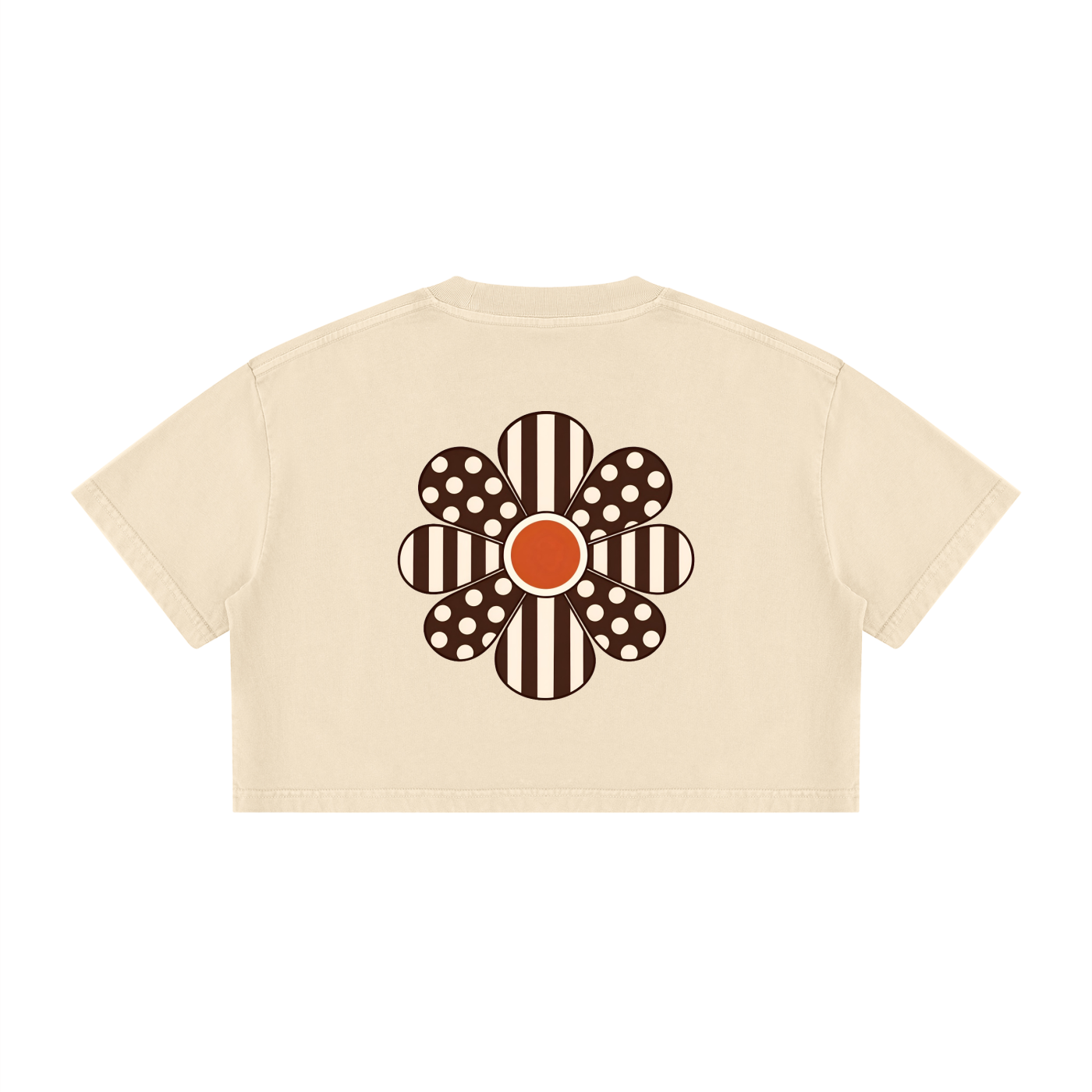 Tees,Croptop,Flower,Stylish,Polkadot,Stripes,Casual,Boho,Fashion,Outfit